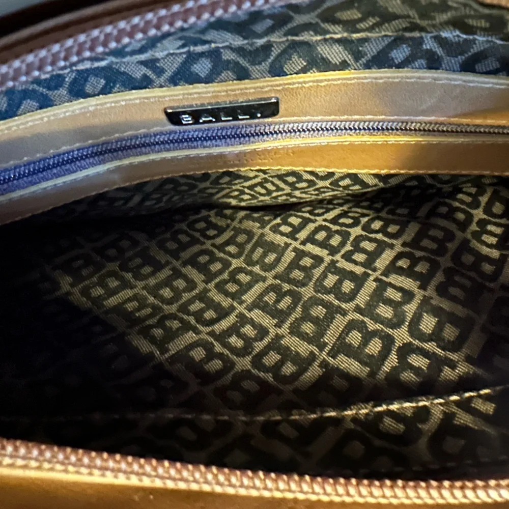 Bally Brown Leather Tote Bag - Picture 9 of 11